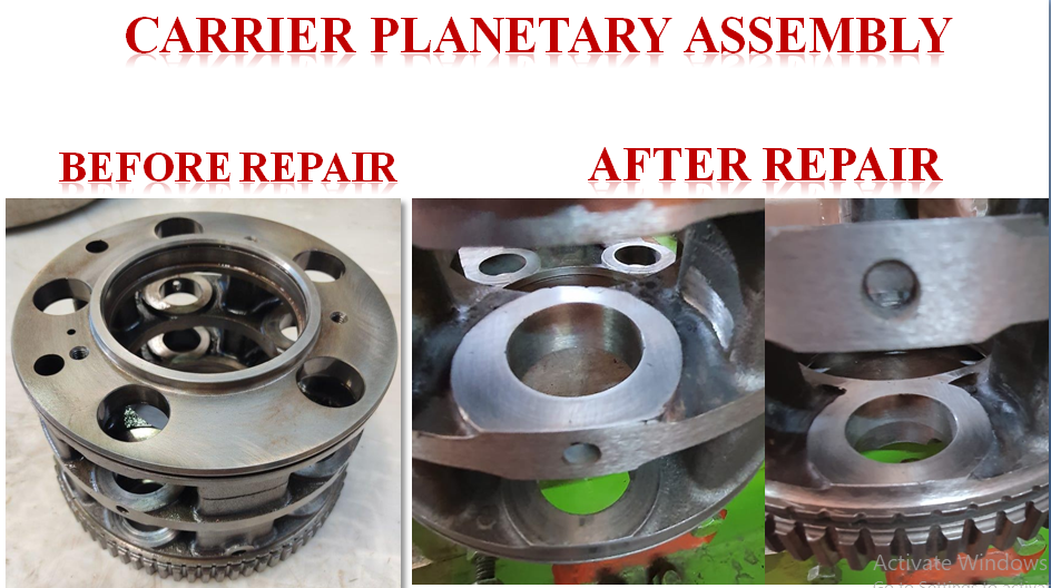 External Spline After Repair