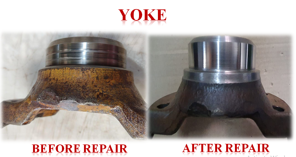 External Spline After Repair